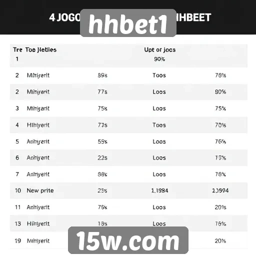 hhbet1 análise de jogos disponíveis na plataforma